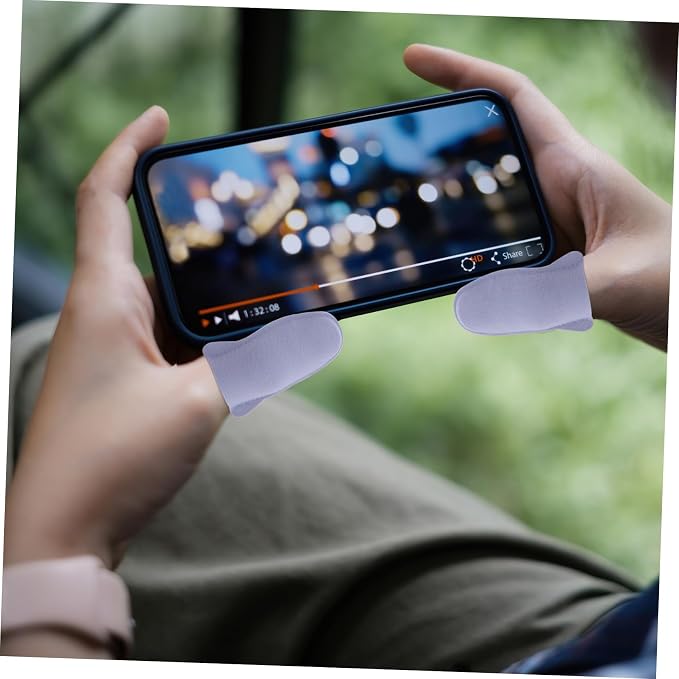 LABRIMP 10pcs Gaming Finger Gloves Breathable Sleeves for Mobile Games Enhanced Control Sweat Reduction for Improved Responsiveness - Image 4
