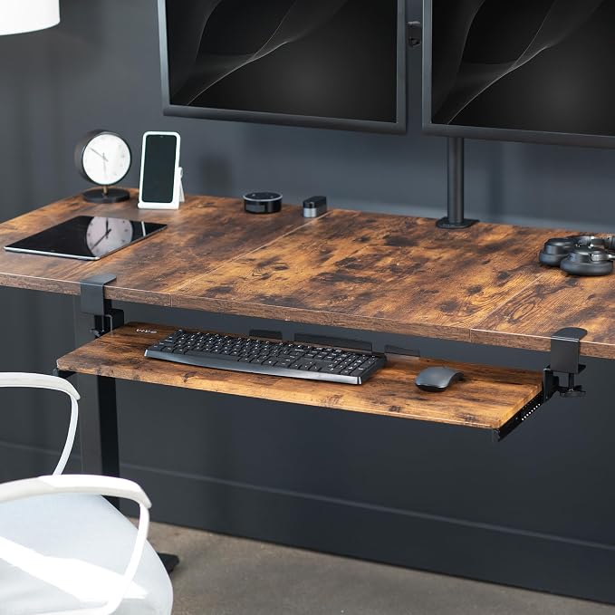 VIVO Vintage Brown Large 34 x 11 in Under Desk Keyboard Tray, MOUNT-KB15EN - Image 8