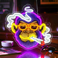 Cool Monkey Neon Sign, Smoking Monkey Led Sign for Wall Decor, Usb Powered Adjustable Brightness Anime Monkey Led Light for Bedroom Bar Pub Game Room Party Man Cave Decor, Unique Gift by Unknown