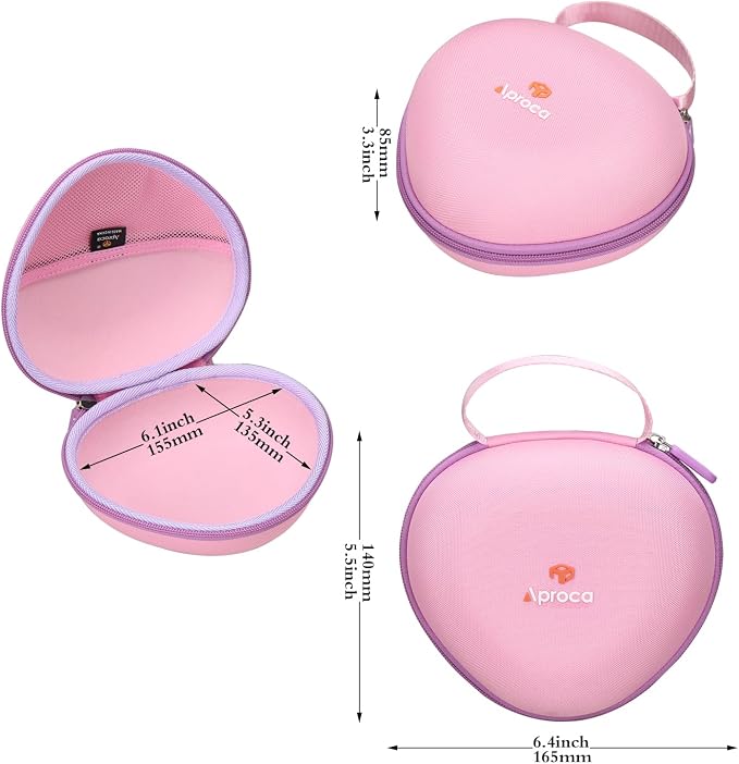 Case for iClever BTH12 / HS19 / BTH26 Kids Bluetooth Headphones -Pink - Image 6