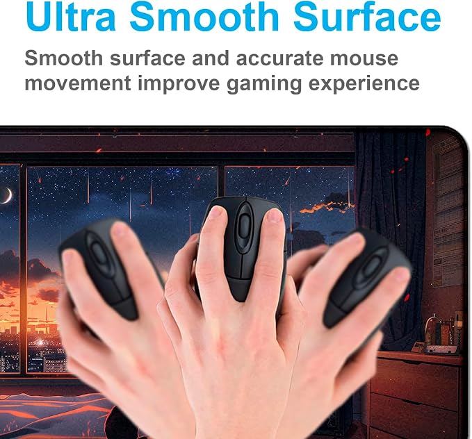 Sunset Night Cat Mouse Pad, Summer Night Scene Decoration Game Table Pad XL | Large Extended Mouse Pad; Full Desk Coverage; Waterproof Coating; Stable Anti-Slide Base For Gaming, Office, Study Daily Use - Image 5