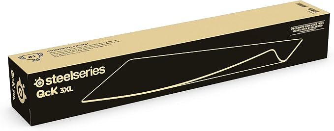 SteelSeries QcK Gaming Mouse Pad - 3XL Cloth - Optimized For Gaming Sensors - Maximum Control - Image 6
