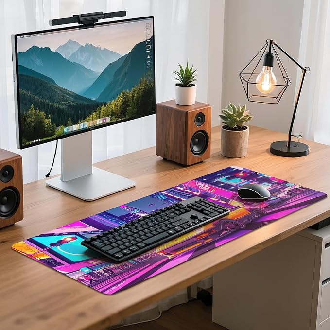 Gaming Mouse Pad - (31.5"×11.8") Sports Car Large Mouse Pads for Desk - Desk Mat for Keyboard and Mouse with Non-Slip Base, Desks Pad Matfor Game/Office & Home - Image 7