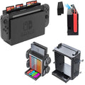 Skywin Game Storage Tower + Game Card Stand for Nintendo Switch - Game Holder Disk Rack and Controller Organizer and a Card Case that Hold Up to 28 Games by Skywin