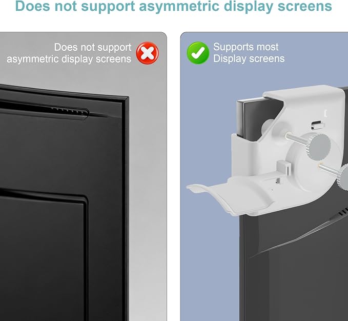 Headphone Holder for Screen (White) - Image 5