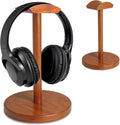 Solid Walnut Wood Headphone Stand with Storage Base | Universal Wooden Headset Holder for Gaming & Office,Compatible with Bose,Sony,Sennheiser,Razer,Beats,PS5 by Urant