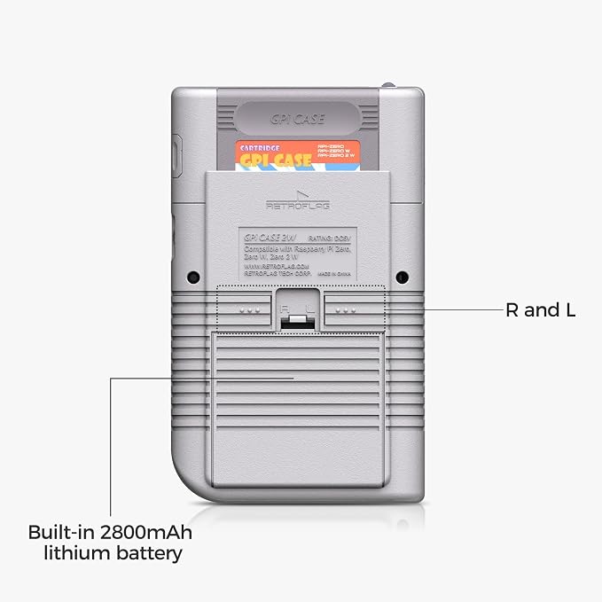 AKNES Retroflag GPi CASE 2W for Raspberry Pi Zero/Zero W /2W, 3" IPS LCD - Image 6