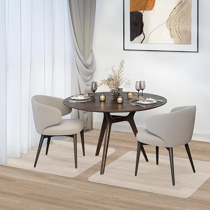 Chair Mat for Hard Floors, Computer Gaming Rolling Desk Chair Mat for Tile Floor, Small Floor Protection Mats for Home and Offic (Transparent, 48" x 36" Rectangle) - Image 6