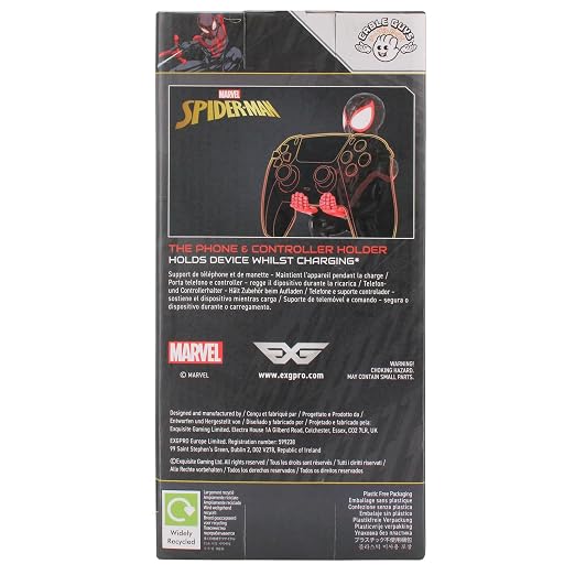Exquisite Gaming Cable Guy - Marvel Spiderverse: Miles Morales Spiderman - Charging Controller and Device Holder - Toy - Xbox 360 - Image 4