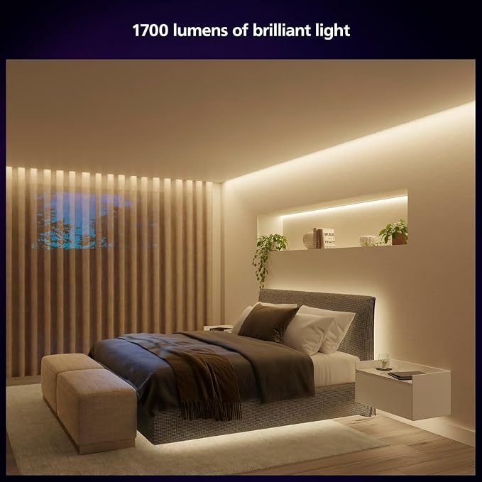 Philips Hue Indoor 33 Ft Smart LED Solo lightstrip Base Kit - 1 Pack - Control with Hue App - Compatible with Alexa, Google Assistant and Apple HomeKit - Image 3