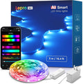 Lepro SE1 AI Smart LED Strip Lights 16.4FT RGB WiFi Bluetooth Lights by Lepro