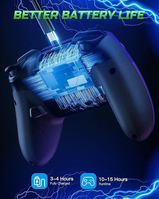 VOYEE Switch Controllers for Switch/Lite/OLED/PC, Pro Controller - Image 5