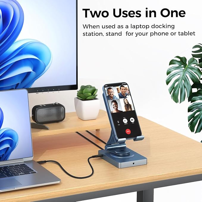 NEWQ Versatile USB C Docking Station for iPad (USB-C), 11-in-1 with SD TF 4.0 Reader, 4K@60Hz HDMI, RJ45, Audio, Type-A, Type-C, Also for Tablet, Steam Deck, ROG Ally, Legion Go, with 65W Adapter - Image 8