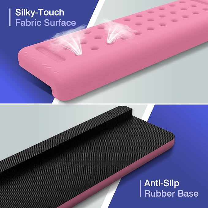 L-Shaped Desk Edge Cushion, 2 PCS Elbow Rest for Desk, Pink | Memory Foam, Ergonomic Support, Elbow Pad & Arm Rest for Palm, Wrist & Forearm, Non-Slip & Separate Design, Office & Home - Image 4