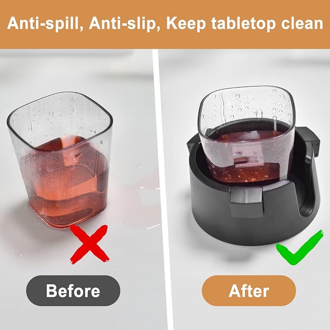 Anti-Spill Cup Holder Adjustable Desk Drink Holder - Image 3