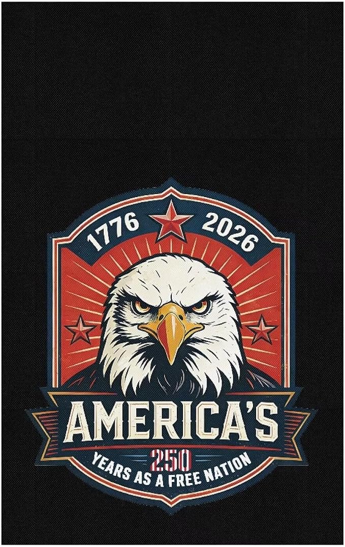 250th Anniversary Text Eagle Recliner Headrest Cover 26x16 Inch - Easy to Install Polyester Slipcover Chair, Decoration & Non-Slip Design with Fixing Nails for Office/Home - Image 7