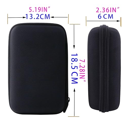 WAIYUCN Hard Carrying Case Compatible with RF40H/Upgraded XF40H Handheld Game Console Case (Black) - Image 3