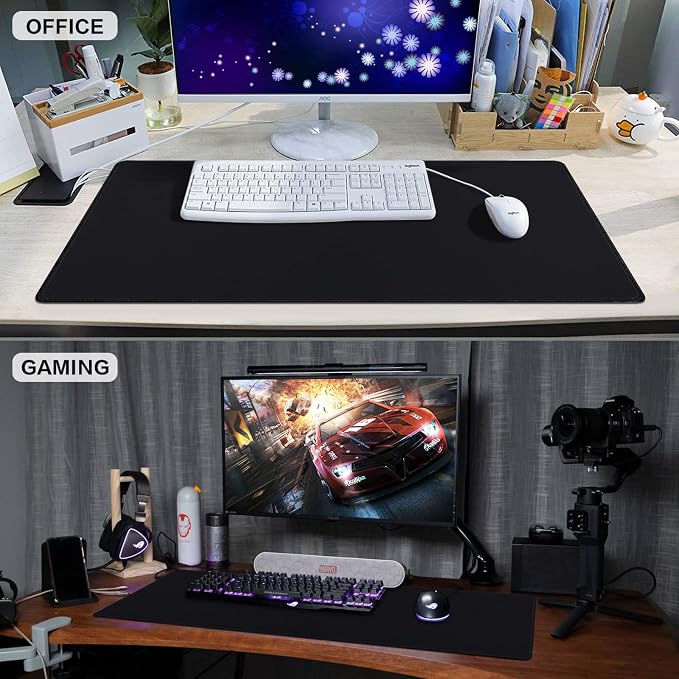 Canjoy Gaming Mouse Pad, 31.5x15.7in Large Mouse Pads for Desk Keyboard Pad | 3mm Desk Mat for Keyboard and Mouse Computer Big Full Size Desk Pad with Non-Slip Rubber Base Stitched Edge for Home Office - Image 7