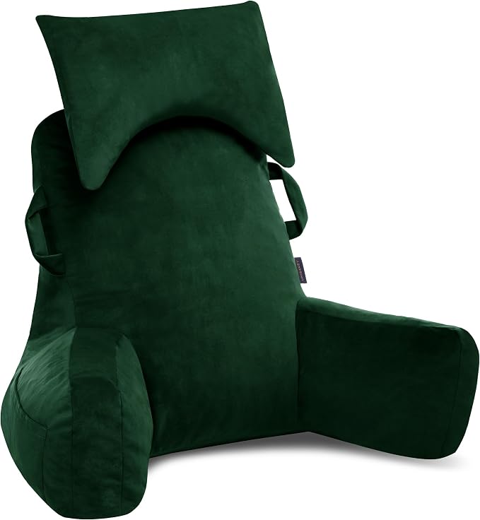 Reading Pillow for Bed,Back Pillow for Bed Sitting Up,Lumbar Support Pillow by Unknown
