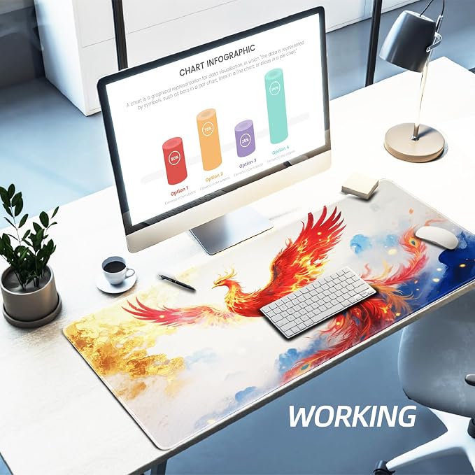 XXL Gaming Mouse Pad 35.4x15.7 Professional Large Mouse Pad & Computer Game Mouse Mat-90x40 Phoenixcmh - Image 4