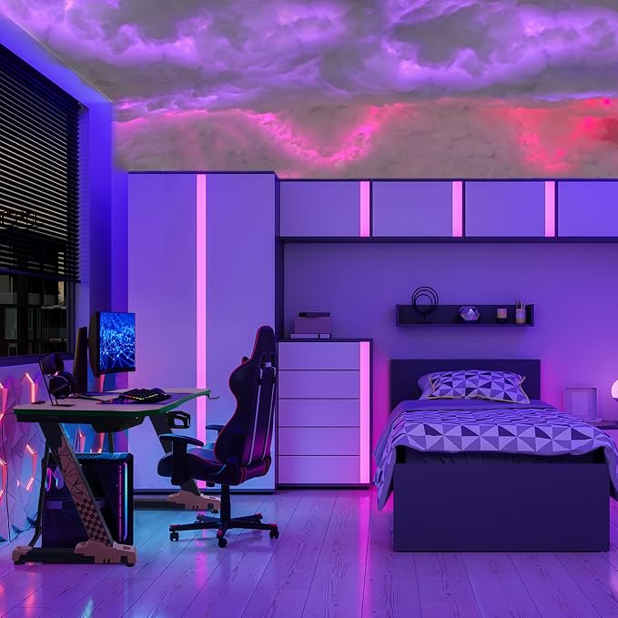 Cloud Light Thundercloud LED - 3D Cotton with RGB Music Sync - Image 9