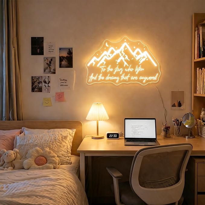 Neon Sign, Mountain Neon Signs for Wall Decor LED Signs Neon Light - Image 2
