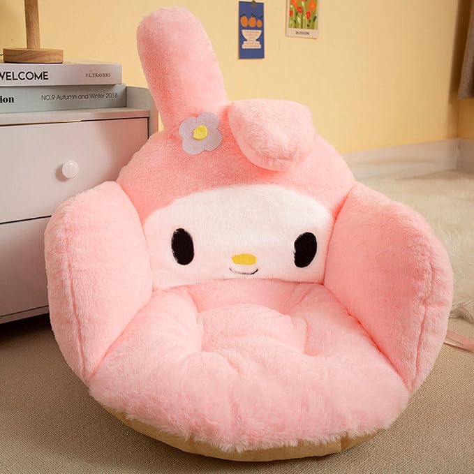 Ohjijinn Kawaii Cushion Chair, Comfy Cartoon Plush Seat Cushion, Floor Pillow Floor Cushions, Cute Office Chair Cushion Room Decor for Girls Woman by Ohjijinn