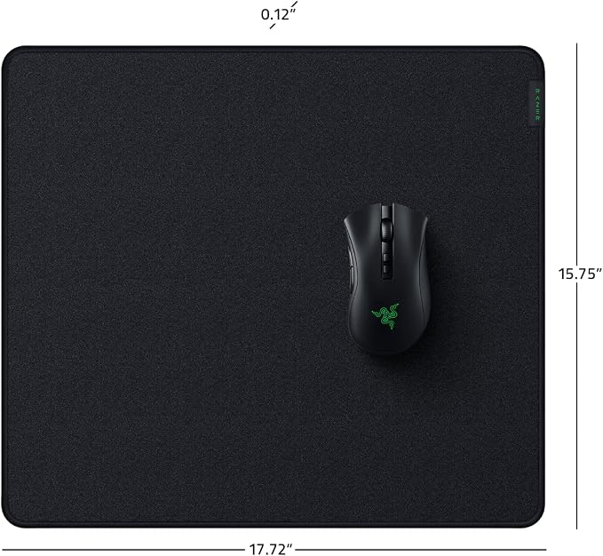 Razer Strider Hybrid Mouse Mat with a Soft Base & Smooth Glide, Pink | Firm Gliding Surface, Anti-Slip Base, Rollable & Portable, Anti-Fraying Stitched Edges, Water-Resistant, Large - Image 7