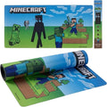 Culture Fly Large Gaming Mouse Pad (31" x 15") - Minecraft Extended XL Computer Desk Mat, Cool Anime Keyboard Deskmat, Big Desktop Deskpad for Gamer | Oversized 31x15in Minecraft anime gaming mouse pad, smooth fabric top, stitched edges, non-slip rubbe... by CultureFly