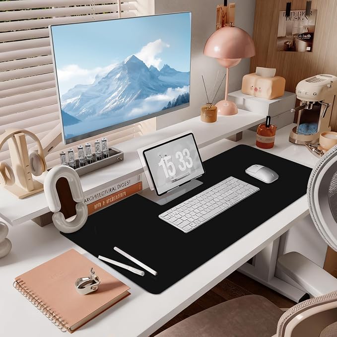 Mouse Pad Gaming - Desk Mat for Keyboard and Mouse - Large Mouse Pad for Desk, Mousepad (35.4" X 15.7") with Non-Slip Base, Desks Pad Mat Office and Home - Image 7