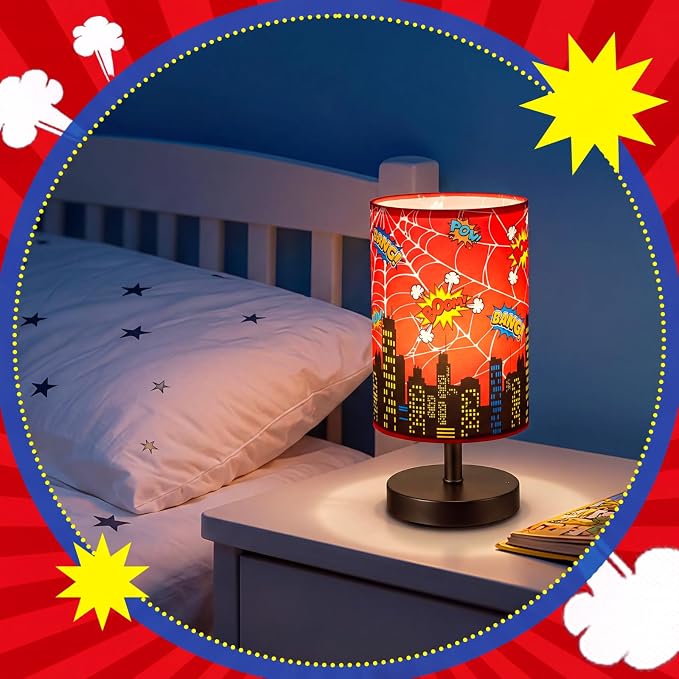 Glooglitter City Table Lamp 3 Colors Dimmable Lights 11.02 x 5.12 Inch Hero Night Light Skyscraper Building Bedside Lamps Decoration for Bedroom Desk Birthday Gifts for Christmas - Image 5