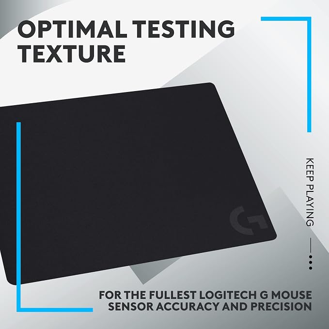 Logitech G240 Cloth Gaming Mouse Pad (340x280x1) - Black | 340x280x1, Optimized for gaming sensors, moderate surface friction - Image 4