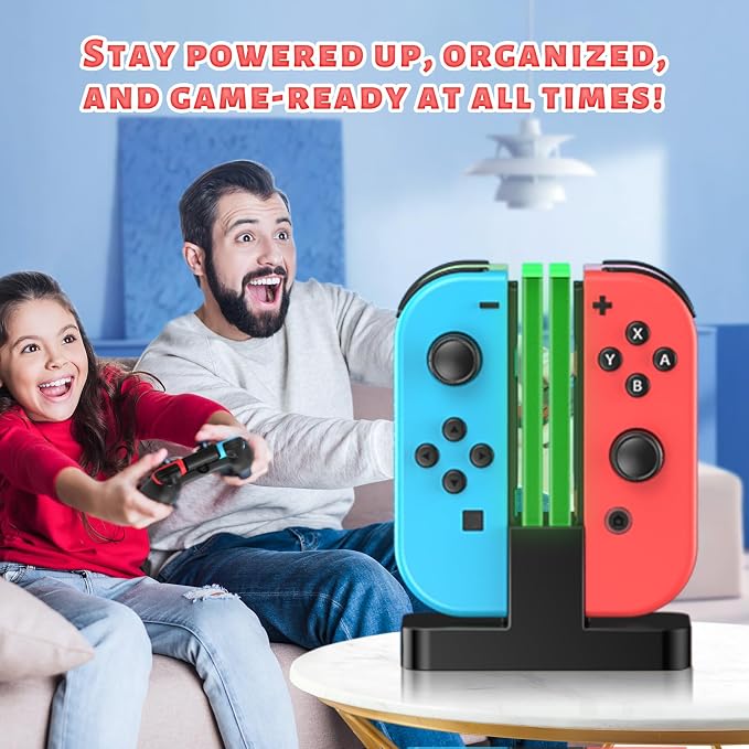 FASTSNAIL Switch Controller Charging Dock for Nintendo Switch for JoyCons - Image 7