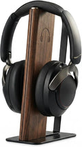 Headphone Stand Desk Cute, No Assembly, Dark Brown | Weighted Base Headset Holder for AirPods Max Sony Bose Beats Sennheiser, Stable Gaming & Studio Earphone Rack, by HOMEOFFICEORGANIZER