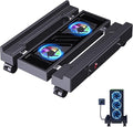 Adjustable PC Tower Stand with Cooling Fans, Outlet, Fits Most PC by Hovadova