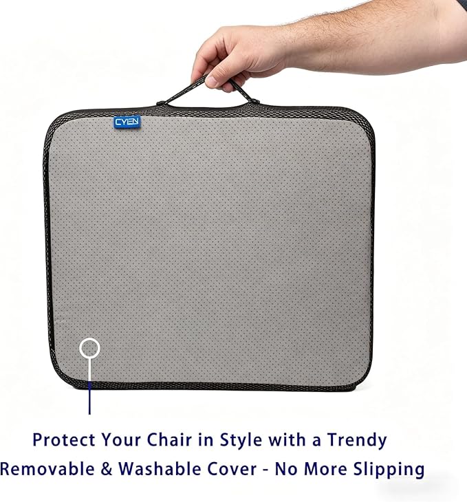 Ifoam Memory Foam Layer Wheelchair Cushion+Extra Wide-Waterproof-24×24×4 in | Bariatric Cushion-Heavy Duty-500 lbs Capacity-Seat Cushion for Heavy People -Pressure Sore & Tailbone Pain Relief - Image 5