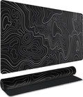 Large Gaming Mouse Pad, Waterproof Extra Large Mousepad with Stitched Edges | Mouse Pad Gaming, 31.5" x 15.7" Non-Slip Rubber Base Office Extended Big Long Keyboard Pad for Office Gamer Home XXL by AREYLO