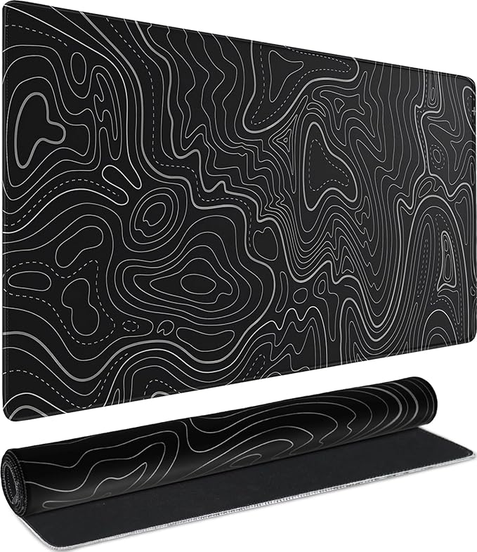 Large Gaming Mouse Pad, Waterproof Extra Large Mousepad with Stitched Edges | Mouse Pad Gaming, 31.5" x 15.7" Non-Slip Rubber Base Office Extended Big Long Keyboard Pad for Office Gamer Home XXL by AREYLO