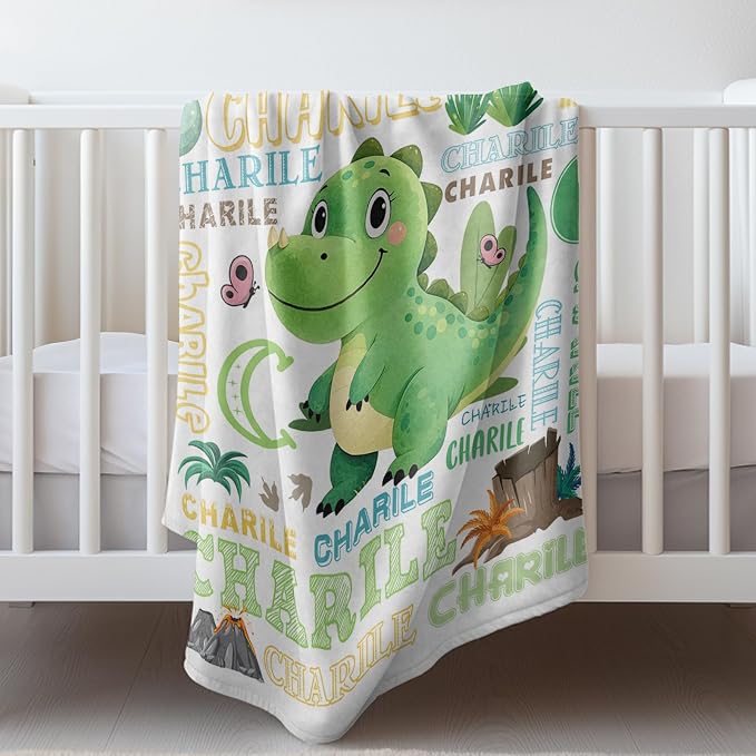 Ship Next Day, Personalized Baby Blankets - Printed in USA, Custom Name Blanket, Baby Blanket with Name, Ultra-Soft Cozy Fleece Blankets, Gifts for Baby Newborn Toddlers Boys & Girls Kids - Image 9