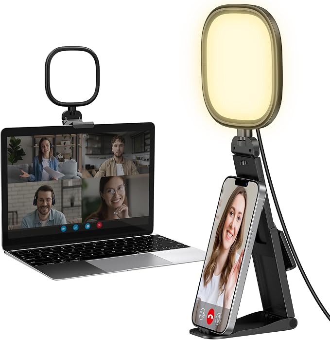 InnoGear Ring Light with Stand for Desk Computer Selfie 120 LED 50 Modes by InnoGear