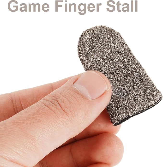 Ciieeo Gaming Finger Sleeves for Mobile Games and Touchscreen Devices, Anti-Slip Comfortable Fit Thumb Sleeve with Superconducting Electrical Fibers, Breathable Finger Grips for Gamers - Image 9