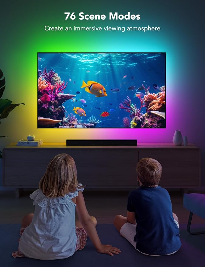 Govee Smart TV LED Backlight Strip, RGBIC for 40-50inch TVs - Image 3