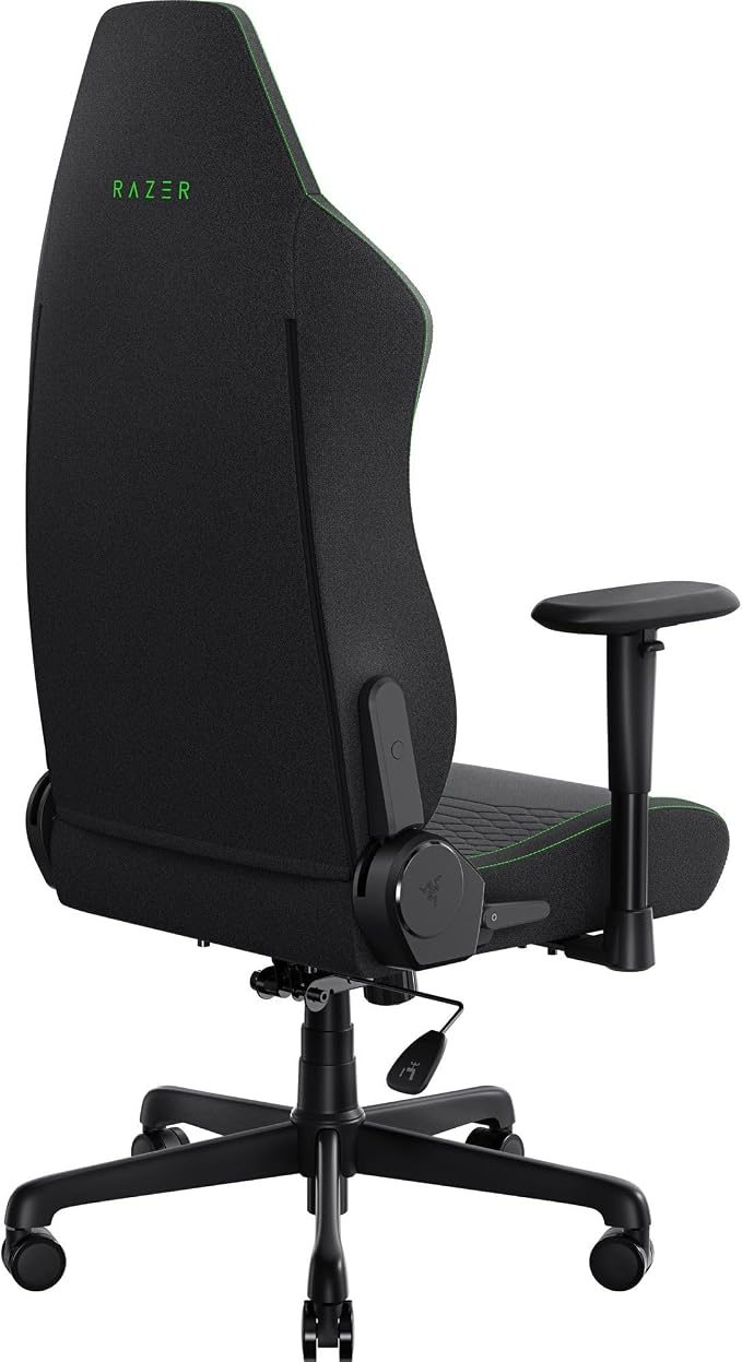 Razer Iskur V2 X Ergonomic Gaming Chair, Black | Built-In Lumbar Support, Wide Seat, High Density Foam Cushions, Adjustable 152 Degree Recline, 2D Armrests, Plush Fabric - Image 11