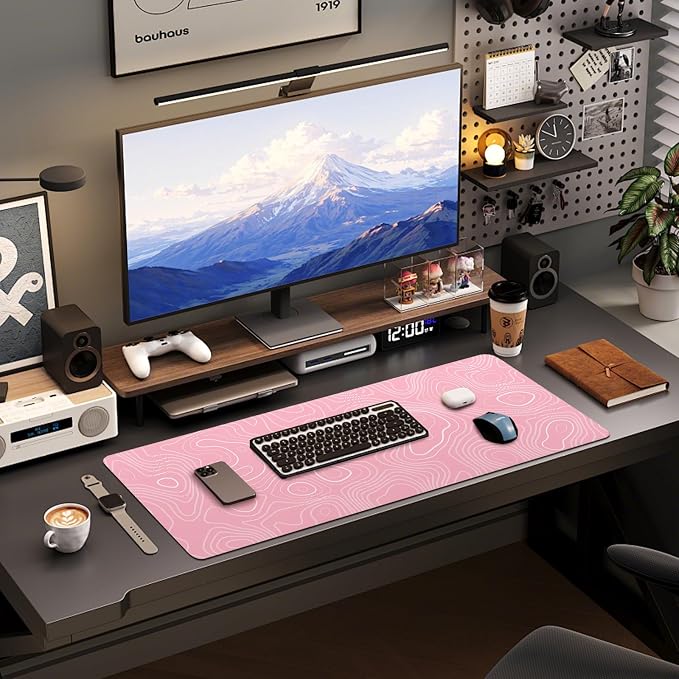 Mouse Pad Gaming - Desk Mat for Keyboard and Mouse - Large Mouse Pads for Desk, Gaming Mousepad with Non-Slip Base, Desks Pad (31.5" X 11.8") for Game, Office and Home - Image 6