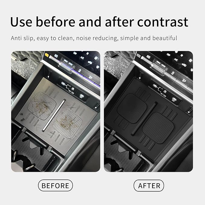 LUCKEASY Wireless Charger Mat for 2024 2025 2026 Hyundai Santa Fe - Image 4