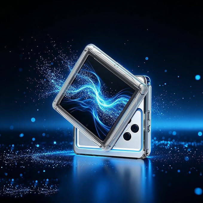 Clear TPU Cover Compatible for Anbernic RG Rotate Handheld Game Console, Shockproof Protective Case with Reinforced Corners, Anti Slip Fingerprint Resistant Gaming Shell - Image 2