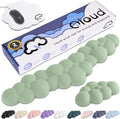 Green Cloud Keyboard Wrist Rest – Create-ables Qloud Green Wrist Rest for Computer Keyboard and Mouse, Ergonomic Memory Foam Wrist Pad with Non-Slip Base, Includes Cloud Mouse Pad by Create-ables