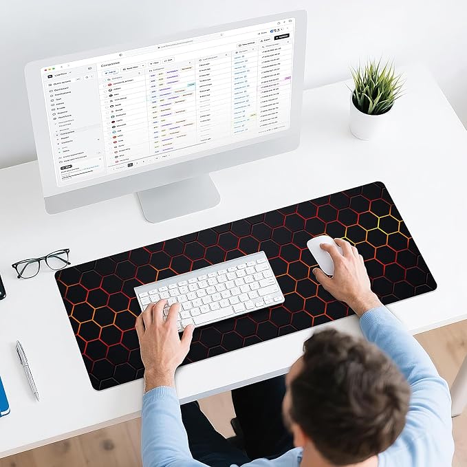 Mouse Pad Gaming - Desk Mat for Keyboard and Mouse - Large Mouse Pads for Desk, Gaming Mousepad with Non-Slip Base, Desks Pad (31.5" X 11.8") for Game, Office and Home - Image 6