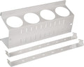 Wall Control Pegboard Spray Can Holder Bracket and Aerosol Can Organizer Pegboard and Slotted Tool Board - White by Wall+Control