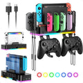 FASTSNAIL RGB Switch Wall Mount for Joy-Con/Nintendo Switch 1/ OLED Console by FASTSNAIL